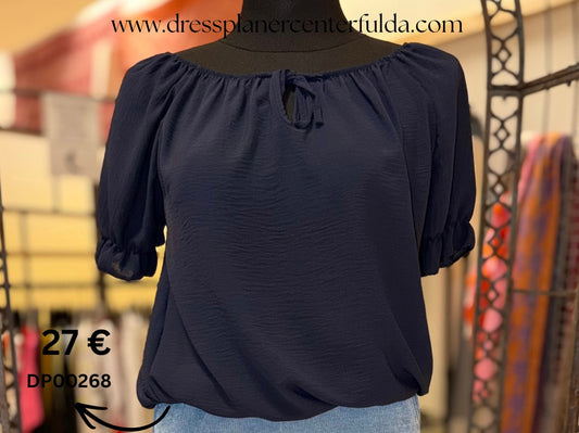 Bluse in Dunkelblau
